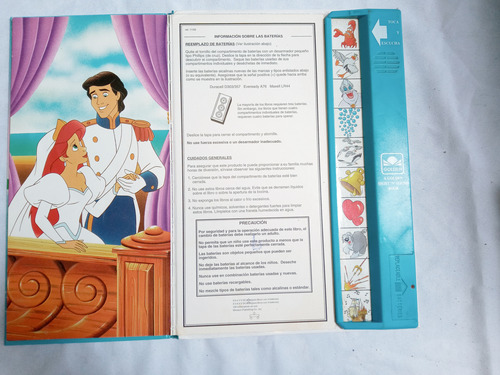 Libro Antiguo* Golden Sound Story :la Sirenita /disney Unico (Usado)