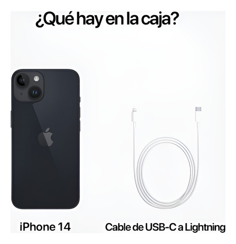 Iphone 14 128gb 100% Liberado Con Accesorios Negro (Reacondicionado)