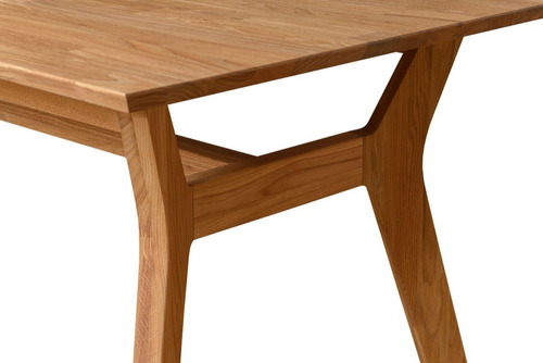Imagen 3 de 9 de Mesa De Comedor 100% Madera Roble Ref: Maciza20