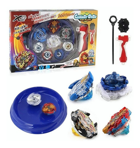 Beyblade Burst Set 4pcs Juguetes De Batalla Con Estadio