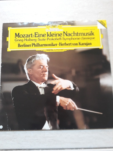 Mozart  Grieg - Karajan Kleine Nachtmusick Lp Vinilo / Kktus