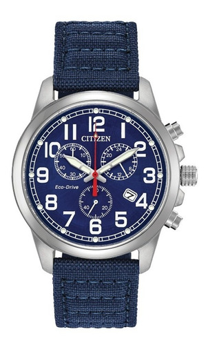 Citizen Military Blue Dial Stainless At0200-21l 