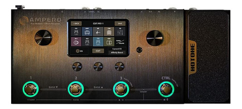 Hotone Ampero Mp-100 Guitarra Bass Amp Modelado Ir Gabinetes