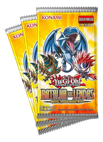 遊戯王OCG デュエルモンスターズ REVOLUTION BOOSTER3BOX Yugioh Box 24 Booster Batalha Das Lendas Revolta Monstros Pt