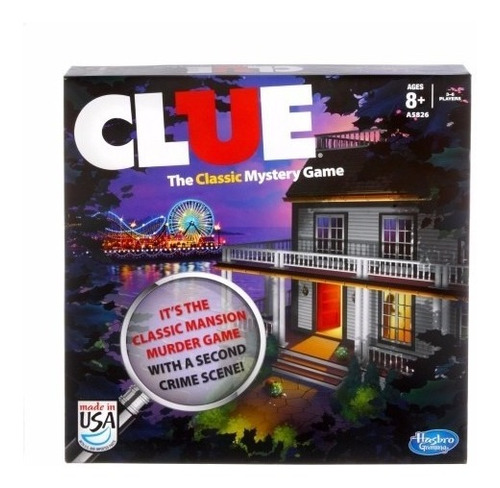 Clue Clásico Juego Misterio Original Hasbro Crimen A5826