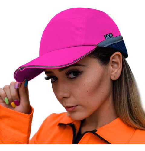 Gorra De Seguridad Antigolpes Con Luz Led Lica