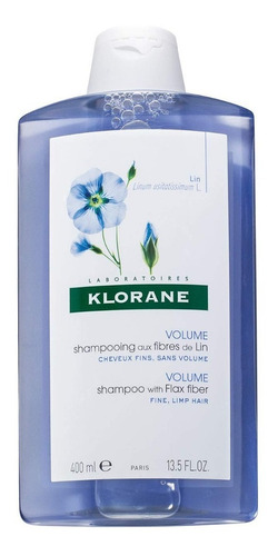 Shampoo Klorane Con Fibra De Lino Flax Fiber 400ml Usa Item