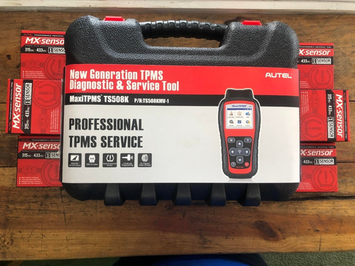 Imagen 1 de 6 de Scanner Tpms Para Sensor De Ruedas Autel Mas Sensor