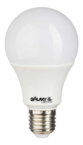 Lâmpada led GalaxyLED A60 - Leitosa Bulbo cor branco-quente 9W 100V/240V 3000K 803lm