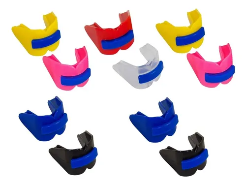 comprar Kit 10 Protetores Boca Dentes Duplo Boxe Lutas Moldavel