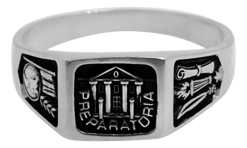 Anillo Graduacion Preparatoria Oro MercadoLibre
