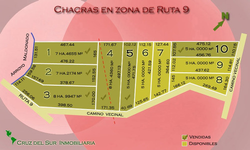 Imagen 2 de 3 de 4 Chacras De 5 Hectáreas, Proxímo A San Carlos