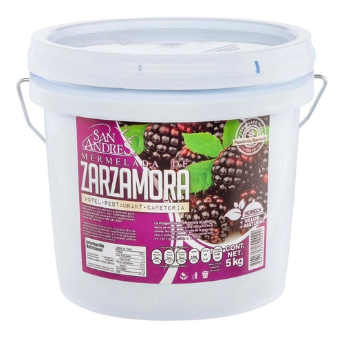 Mermelada San Andres Sabor Zarzamora 5 Kg