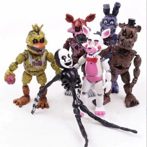 Juego De Juguetes De 6 Piezas Fnaf Five Nights At Freddy's