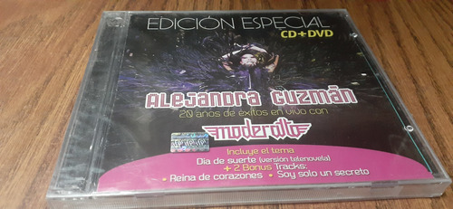 Cd+dvd Alejandra Guzmán*20 Años En Vivo*nuevo Sellado De Fáb