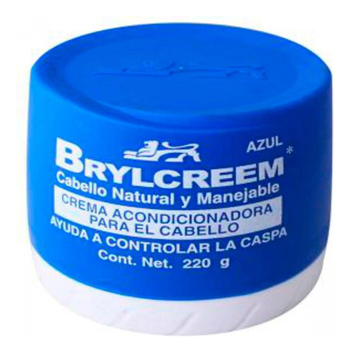 Crema Acondicionadora Brylcreem Azul 220g