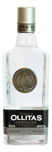 Tequila Cristalino Rep.100% Ollitas 750m