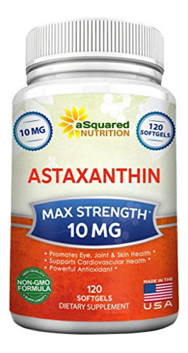 Suplemento De Astaxantina De Nutrición Cuadrada - Píldoras