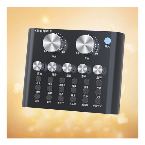 Yi Tarjeta De Sonido V8, Mezclador De Audio, Interfaz De