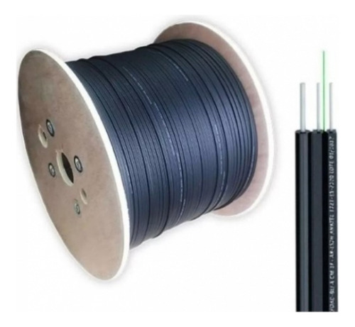 Cabo Fibra Optico Drop Compacto Lszh 25 Metros Intelbras