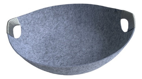 Cama Cucha Canasto Rascador Gato Perro Med. 47x12cm C06n-mb Color Gris
