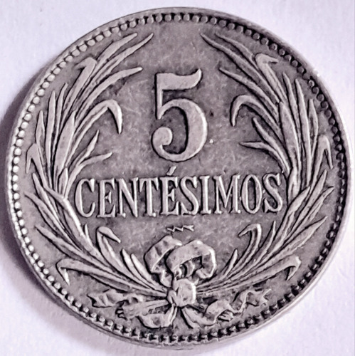 Moneda 5 Centésimos Uruguay 1924