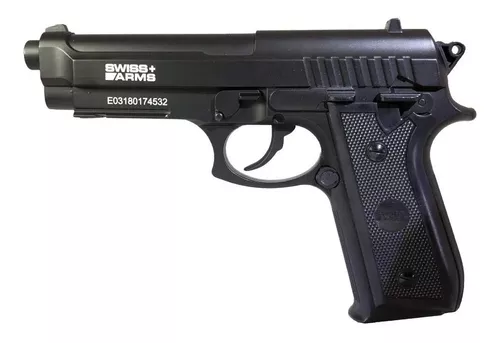 Pistola Balines Co2 Full Metal P92 Swiss Arms + Kit Regalo