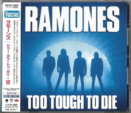 Ramones Cd Too Tough To Die Cd Japones Obi Bonus Track Japan