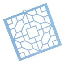 Comprar Stencils Azulejo Mosaico Geometrico Piso 20x20 Cm