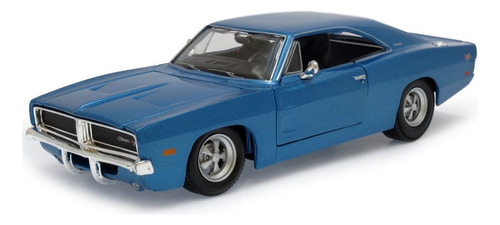 Dodge Charger R/t 1969 1:25 Maisto 31256-azul