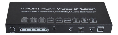 Controlador De Pared De Vídeo Hdmi 4k, Empalme De Vídeo Para