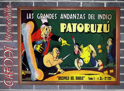 Andanzas De Patoruzu Número 1 Tapa-poster Enmarcado
