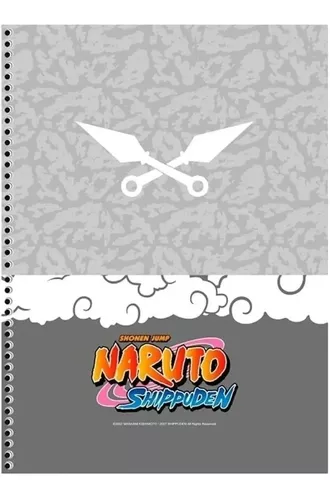 Caderno Brochura Anime NARUTO Shippuden 1/1 (Grande) 80 Folhas - São  Domingos