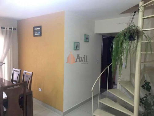 Imagem 2 de 15 de Apartamento Duplex Com 3 Dormitórios À Venda, 140 M² Por R$ 798.000,00 - Vila Azevedo - São Paulo/sp - Av6661