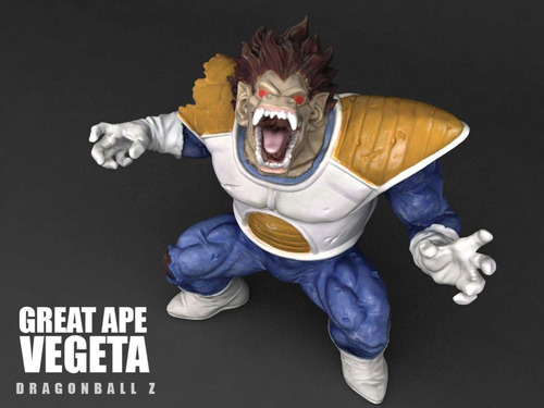  Archivo Stl Impresión 3d - Dragon Ball Vegeta Mono 