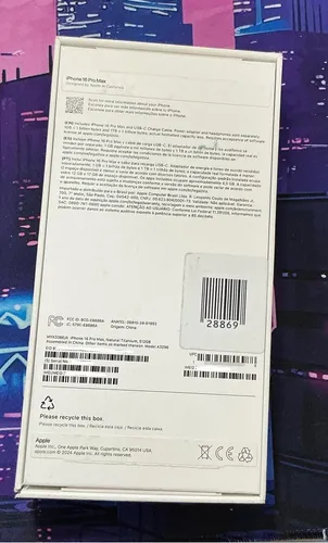 Apple iPhone 16 Pro Max (512 Gb) - Titanio Natural (Usado)