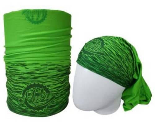 Bandana Solid Color Verde (tons De Verde) Cod 332