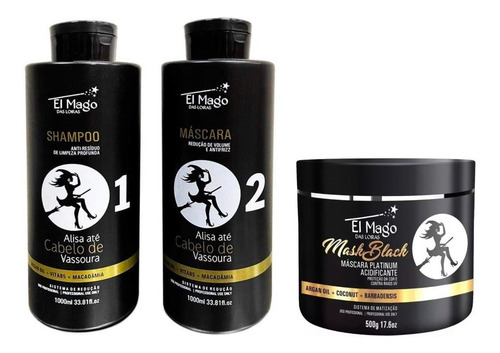 Semi Definitiva Organica Elmago+ Mascara Black500g