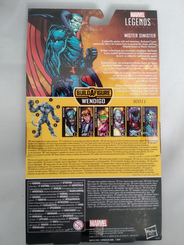 Marvel Legends Baf Wendigo X-force X-men Siniestro Wolverine