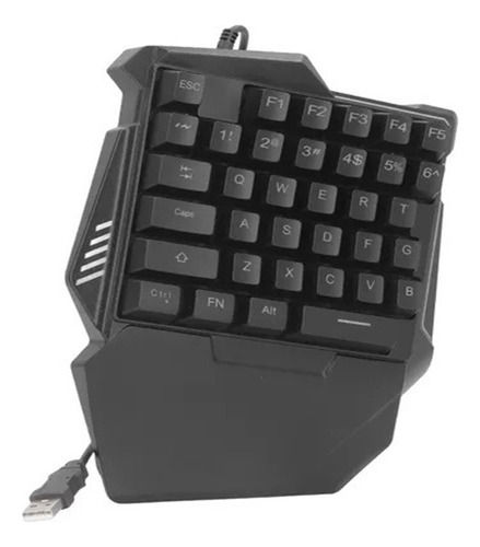 Teclado Retroiluminado Usb Gamer Una Mano G-7