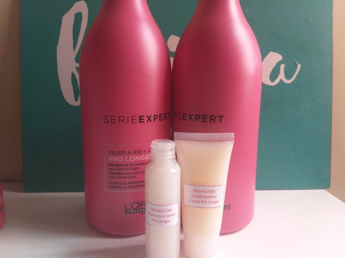 Kit Shampoo + Condicionador 60ml Pro Longer Loreal