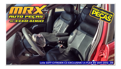 Sucata Citroen C3 Exclusive 1.4 Flex 8v 2012 Pecas