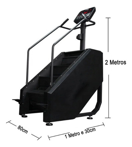Simulador profesional de escaleras de gimnasio para ejercicios cardiovasculares