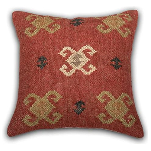 Trade Star Handwoven Kilim Pillow Covers 18x18 Indian A...
