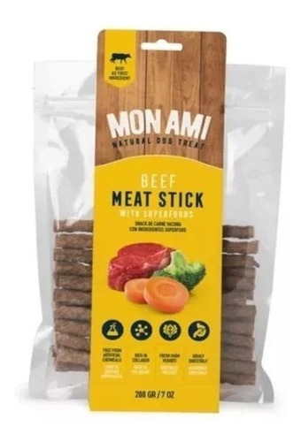 Mon Ami Snack Palitos Saludable Beef Meat Stick Carne 100gr