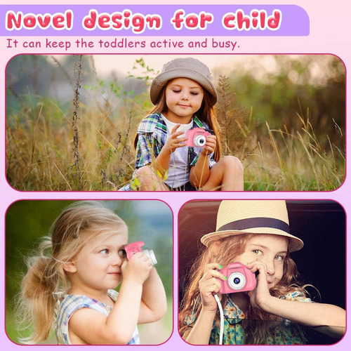 Camara Digital Niños Interactiva Fotos Videos Usb Sd Recarga