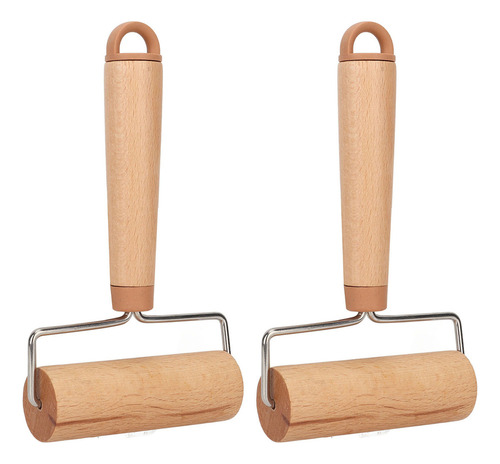 Rodillo Para Masa, 2 Rodillos Pequeños, Rotación De 360 Grad