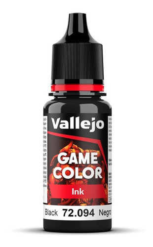 Game Color 17ml.094-tinta Negro Color 72094 TINTA NEGRA-BLACK INK