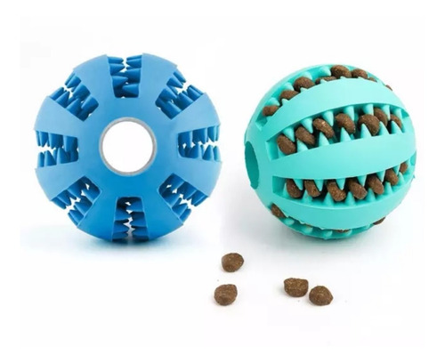 Imagen 3 de 5 de Portu Pets Play & Brush Pelota Dental Para Perros Médium 6cm