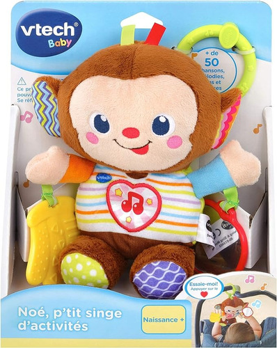 Juguete Interactivo Para Bebe Mono Con Luces Y Sonidos Vtech